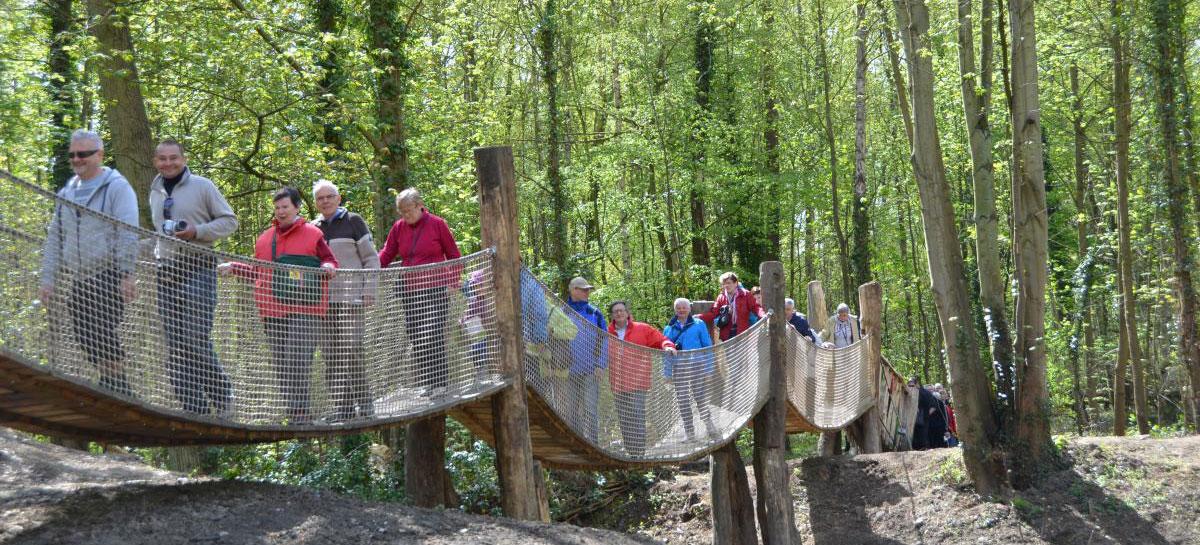 Wandel in natuurgebieden Gerstjens of Osbroek, vlak naast jeugdverblijfcentrum Schotte.